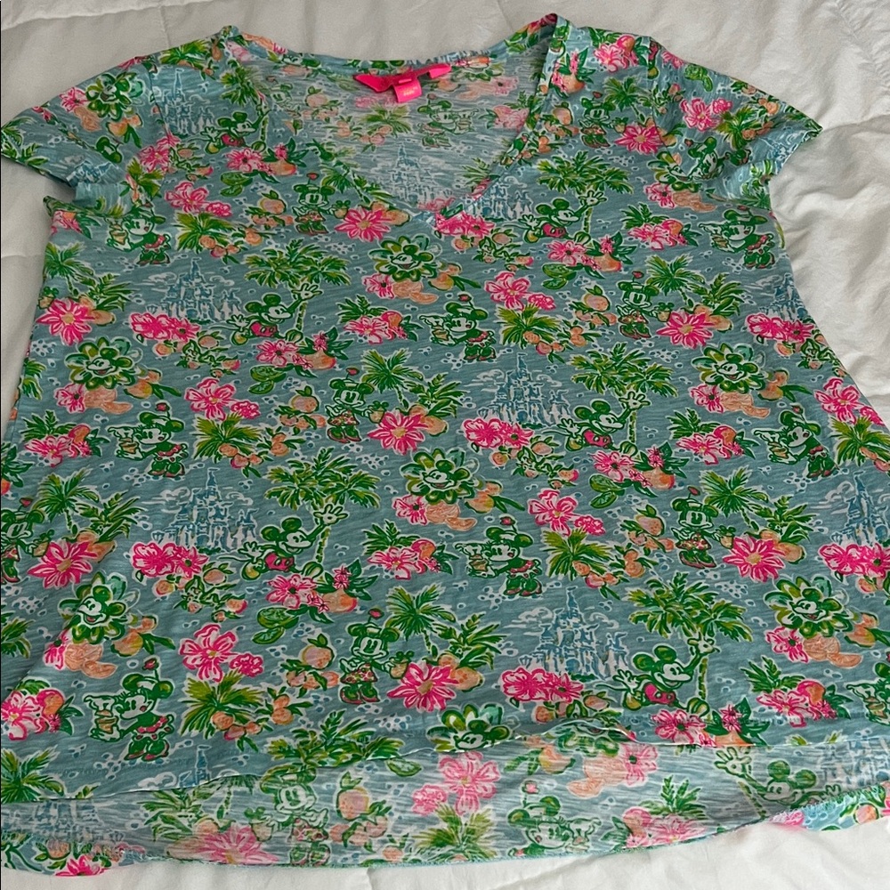 Lilly Pulitzer Disney V-Neck Tee